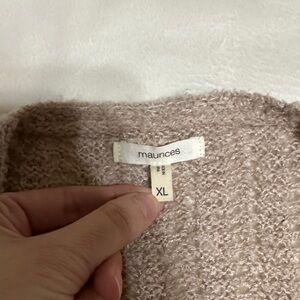 Maurices Soft Beige Knit Sweater XL
